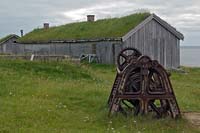 [#2462s] Vinsch, l�ga tr�hus, gr�nt gr�s