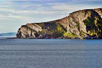 [#635] Klippa, hav, gr�nska, himmel, Svaerholtklubben, nordnorge