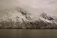 [#775] berg, fj�ll, sn�, hav, vatten, dimma, moln