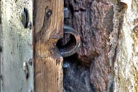 [#1293s] Porten till Bohus f�stning, stenmur, id�bild