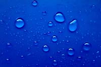 [#3731s] Vattendroppar, regndroppar, bl, bltt, idbild