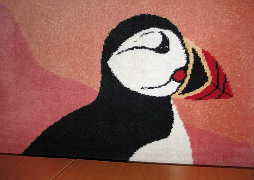 Trollfjord - matta i hytten