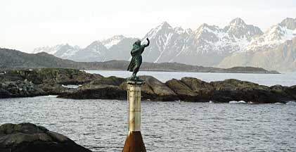 Vid hamninloppet till Svolvaer!